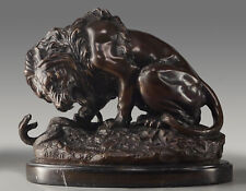 Barye - sculpture animaliere - Bronze ancien