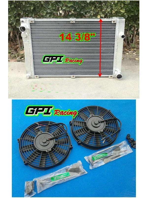 Radiador Aluminio + Ventilador Porsche 968 3.0L Manual 1992 1993 1994 1995 93 Foto 1 de 4