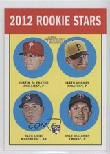 2012 Heritage Rookie Stars Justin De Fratus Jared Hughes Alex Liddi Kyle Waldrop