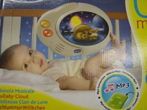 nuvola musicale pannello lettino culla lullaby cloud mp3 nube luna chicco 60045 - Picture 1 of 1