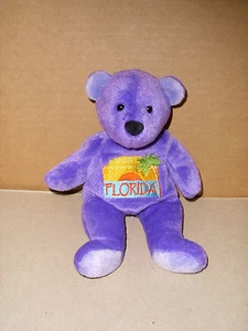 BOLSO DE FRIJOLES MARY MEYER 8 IN PÚRPURA FLORIDA PUESTA DE SOL 1997 - Imagen 1 de 3