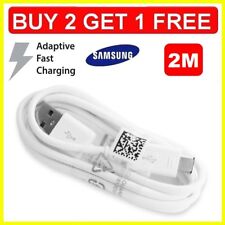 Fast Charger 2M USB Data Sync & Cable Lead for Samsung Galaxy S5 S6 S7 & Edge