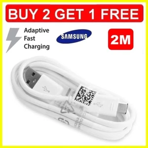 Fast Charger 2M USB Data Sync & Cable Lead for Samsung Galaxy S5 S6 S7 & Edge - Picture 1 of 1