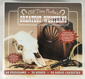 New Old Time Radio's Greatest Western 60 Programs 30 Hours 20 Audio Cassettes
