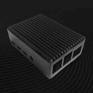 Raspberry Pi 4 Case Portable Pi 4B Cooling Case for Raspberry Pi 4B Accessories - Photo 1/10