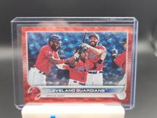 2022 Topps Red Foil Cleveland Guardians 160/199 Cleveland Guardians #643