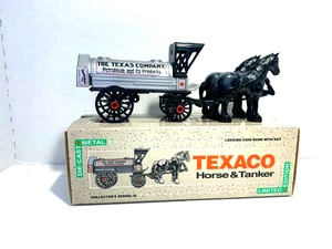 Ertl Die Cast Texaco Horse Tanker Locking Coin Bank Key Collectors Series 8 NEW - Picture 1 of 12
