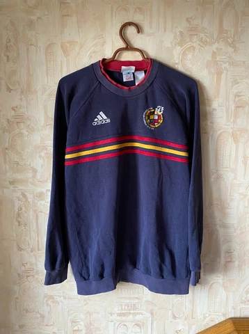 Adidas Spain National Football Team Sweatshirt Rare Vintage Size M Cover