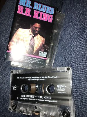 B.B. King: Mr. Blues:  cassette: NEAR EXCELLENT PLASTIC COVER; VG CASSETTE - Image 1 of 4