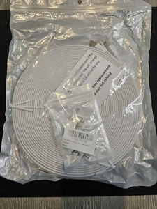 Cat 8 Flat Ethernet Cable , RJ45 High Speed Flat Cord 75 FT - Picture 1 of 2