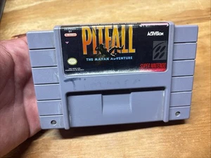 Cartucho de juego Pitfall The Mayan Adventure SNES Super Nintendo probado envío rápido - Imagen 1 de 5