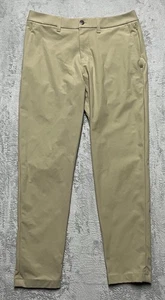 Lululemon Pants Mens 32x30 Beige Chino ABC Slim Fit Warpstreme Stretch LM5AO4S - Picture 1 of 11