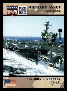 USS John F. Kennedy (CV-67) 1991 Pro Set Desert Storm #180 *121 - Bild 1 von 2