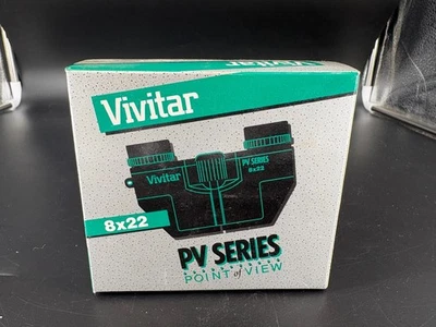 Vivitar PV Series 8x22 Binoculars W/ Carry Case & Paperwork NIP NEW - Image 1 of 2
