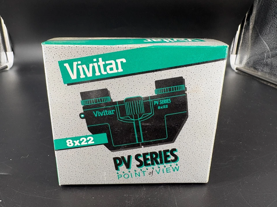 Vivitar PV Series 8x22 Binoculars W/ Carry Case & Paperwork NIP NEW - Image 1 of 2