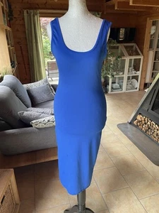 NEU sexy Stretch MIDI Schlauch Kleid S 36/38 royal blau - Bild 1 von 5