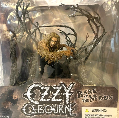 Figura de acción Ozzy Osbourne Bark at the Moon McFarlane sellada 2004 Foto 1 de 4