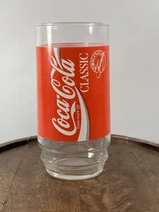 DE COLECCIÓN COCA-COLA FÓRMULA ORIGINAL HIGHBALL VIDRIO ROJO Y BLANCO LIGERO DESVANECIMIENTO - Imagen 1 de 3