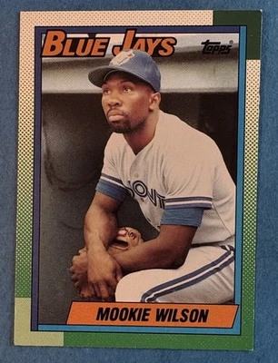 1990 O-Pee-Chee Baseball #182 Mookie Wilson Toronto Blue Jays MLB - Image 1 of 2