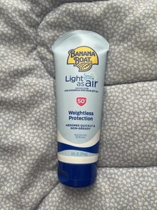 Banana Boat Light as Air Sunscreen Lotion 6oz SPF 50+ Water Resistant Non Greasy - Picture 1 of 3