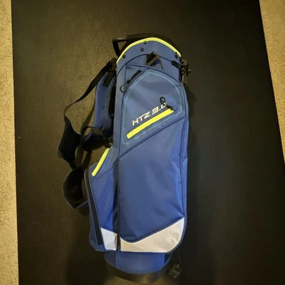 Bolsa de pie de golf Hot-Z HTZ 3.0 - azul y amarillo - usada Foto 1 de 4