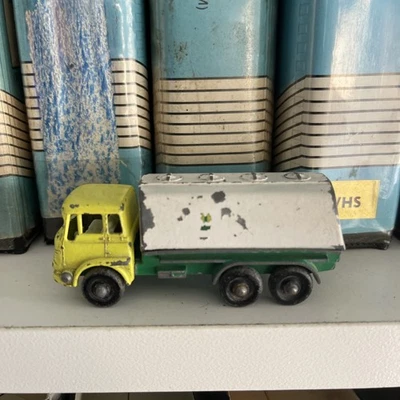 LESNEY MATCHBOX Nº 25 ~ BEDFORD BP cisterna de gasolina vintage Inglaterra Foto 1 de 4