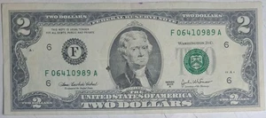 2003 A Atlanta Georgia Federal Reserve Note Two Dollar Bill Free Shipping USA - Picture 1 of 2