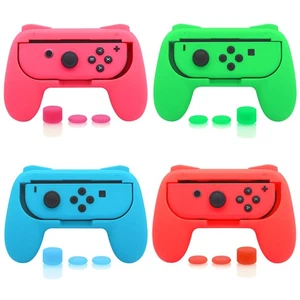 4 Pack Grips Kit Compatible with Nintendo Switch for Joy Con, Wear-Resistant ... - Picture 1 of 7