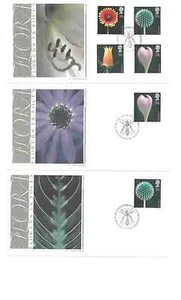 5 FDC 1987 BRITISH FLOWERS FOCUS CINERARIA STELLATA FICUS PUMILA NARCISSUS 399 - Picture 1 of 2