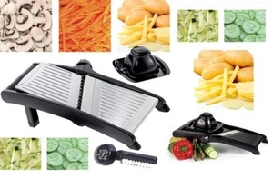 PROFESSIONAL MANDOLINE SLICER CUTTER JULIENNE CHOPPER FRUIT VEG VEGETABLE PEELER - Picture 1 of 1