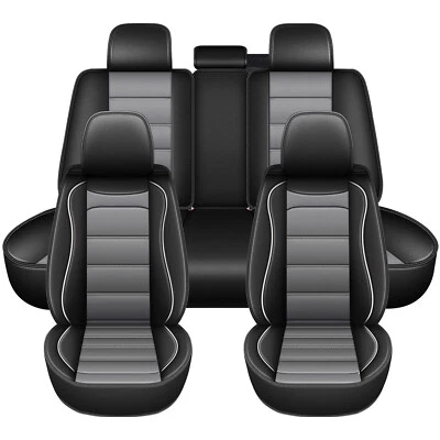 For SUBARU Forester 1998-2024 Car 5-Seat Covers Full Set PU Leather Protector Foto 1 de 4