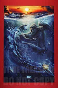 Godzilla Vs Kong 2021 Battle Underwater Sunset Movie Poster 24X36 New GZ2B - Picture 1 of 2