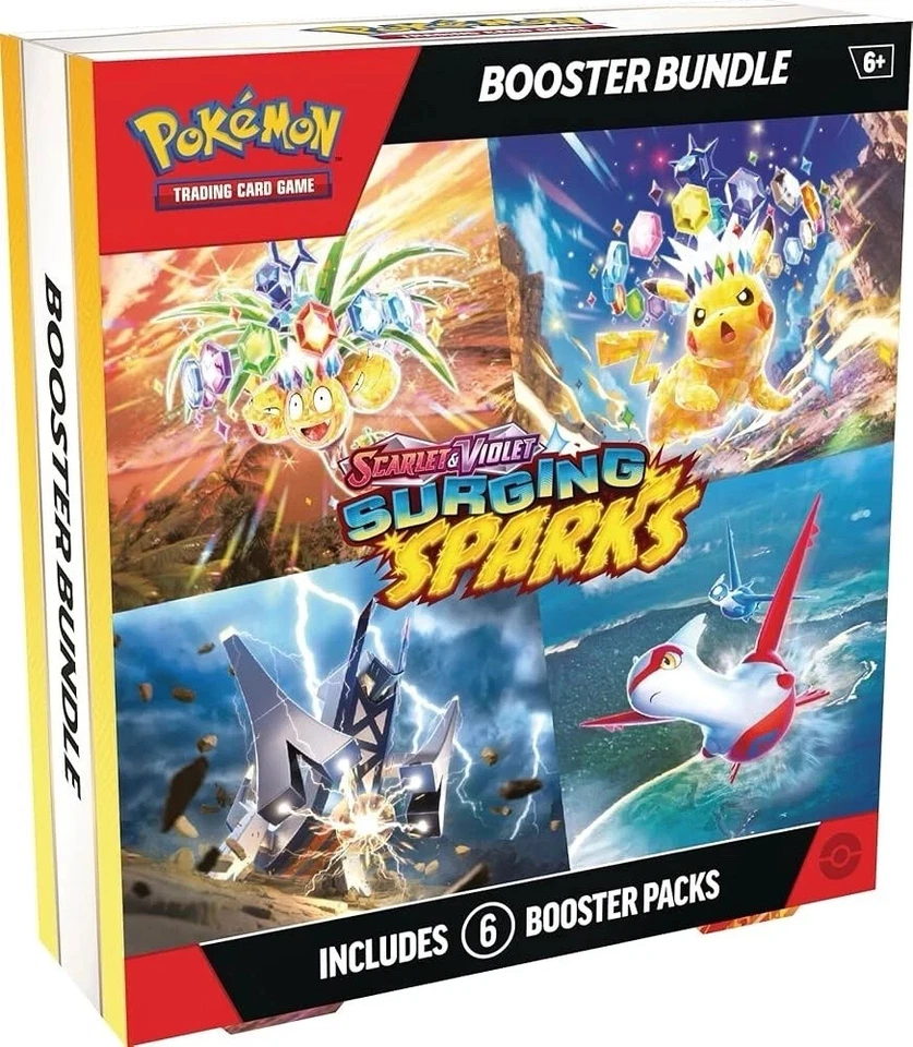 Pokemon TCG: S&V Surging Sparks Caja Paquete Booster Sellada de Fábrica Foto 1 de 1