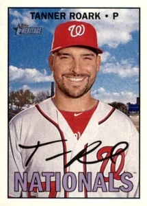 2016 Topps Heritage High Number - Tanner Roark #555 - Picture 1 of 2