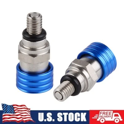 M5x0.8 CNC Fork Air Bleeder Valves For Yamaha WR250F 2001-2015 WR450F 2003-2015 - Image 1 of 4