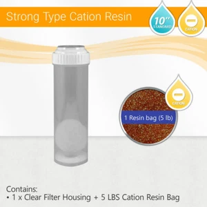 Strong Type Cation For Hardness Reduction Softening w Refillable Housing - 5 Lbs - Picture 1 of 2