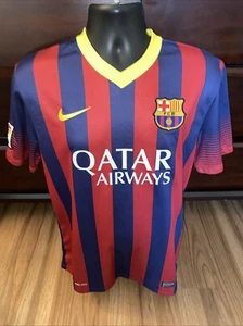 Nike FC Barcelona Jersey Mens Medium Dri-Fit Lionel Messi Home Jersey 532822-413 - Picture 1 of 12