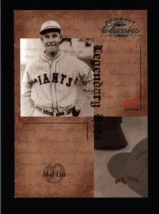MEL OTT 2004 DONRUSS CLASSICS #LH-35 LEGENDARY HATS INSERT #22/50 BA8044 - Picture 1 of 1
