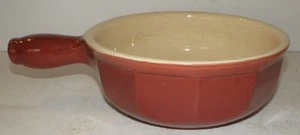 Emile Henry Williams Sonoma Fondue Casserole Pot #2972 Dark Red w/ Handle - Picture 1 of 6