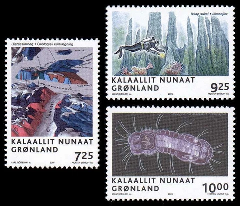Greenland 2005 Science, Mapping, Underwater Diver, Creature, UNM / MNH Cover