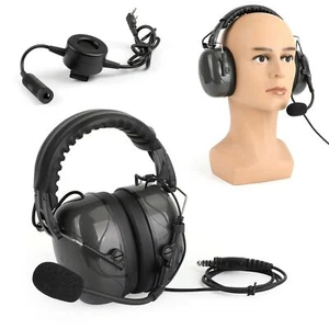 Noise Cancelling Adjustable Cuffia per TK3107 TK3200 TK2160 BaoFeng BF-888S Y H7 - Zdjęcie 1 z 12