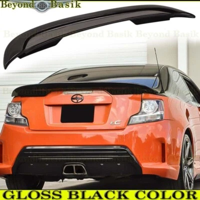 For 2011 2012 2013 2014 2015 2016 Scion tC GLOSS BLACK Factory Style Spoiler Fin - Image 1 of 4
