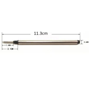 113mmx6mm 0.5mm Tip Rollerball Pen Refills for Mont Blanc 105159 107878 M710 H12 - Picture 1 of 15