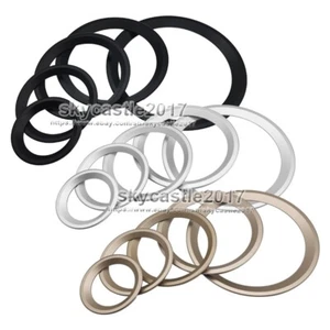 1x ABS Speaker Trim Ring Grill Bezel For 3"/4"/5"/6.5"/8" Loudspeaker 98mm-224mm - Picture 1 of 23