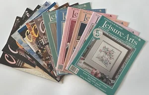 Unique PAULA VAUGHAN CHARTS in MAGAZINES - Group of 13 Vintage Cross Stitch Mags - Picture 1 of 14