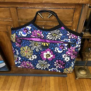 RETIRED PATTERN - VERA BRADLEY Carryall Travel Bag (African Violet) (NWOT) - Picture 1 of 9