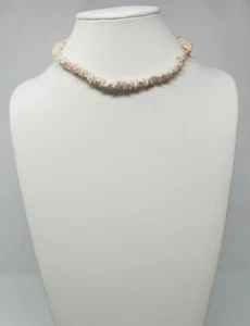 Unisex Puka Seashell Necklace Multi Shape Seashells Pink Surfer Beach Islands - Picture 1 of 3