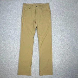 Eddie Bauer Travex Pants Mens 30x31 Khaki Performance Outdoors Hiking Camp - Picture 1 of 10