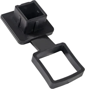 Trailer Hitch Tube Cover 1.25'' Rubber Plug Cap Insert 1 1/4 Inch Heavy Duty Tow - Picture 1 of 12