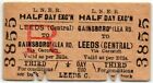 LNER Ticket Gainsboro' (Lea Rd. nach Leeds (Zentral)